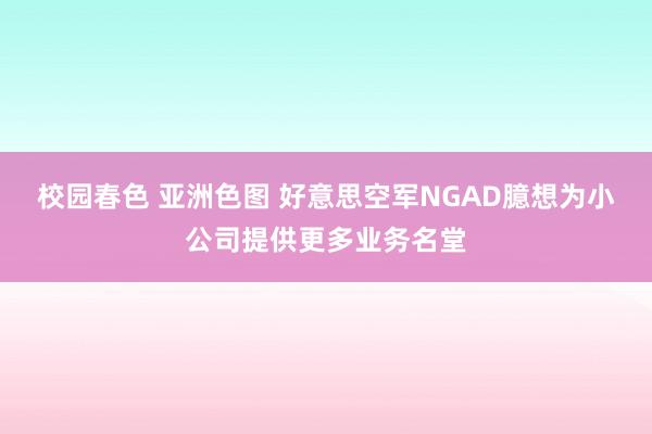 校园春色 亚洲色图 好意思空军NGAD臆想为小公司提供更多业务名堂