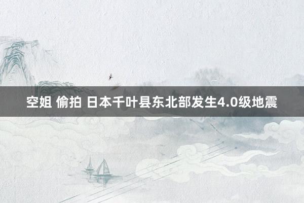 空姐 偷拍 日本千叶县东北部发生4.0级地震