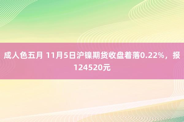 成人色五月 11月5日沪镍期货收盘着落0.22%，报124520元