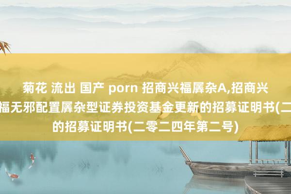 菊花 流出 国产 porn 招商兴福羼杂A,招商兴福羼杂C: 招商兴福无邪配置羼杂型证券投资基金更新的招募证明书(二零二四年第二号)