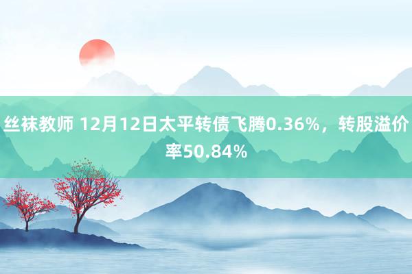 丝袜教师 12月12日太平转债飞腾0.36%，转股溢价率50.84%