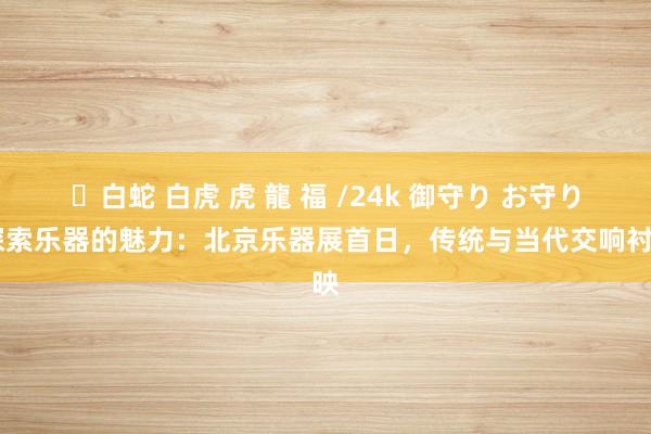 ✨白蛇 白虎 虎 龍 福 /24k 御守り お守り 探索乐器的魅力：北京乐器展首日，传统与当代交响衬映